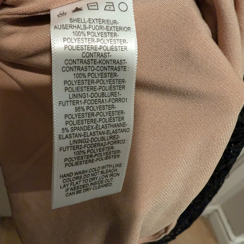 Dress the Population Shane Black Vine Lace Midi Dress Size Small - Picture 10 of 10